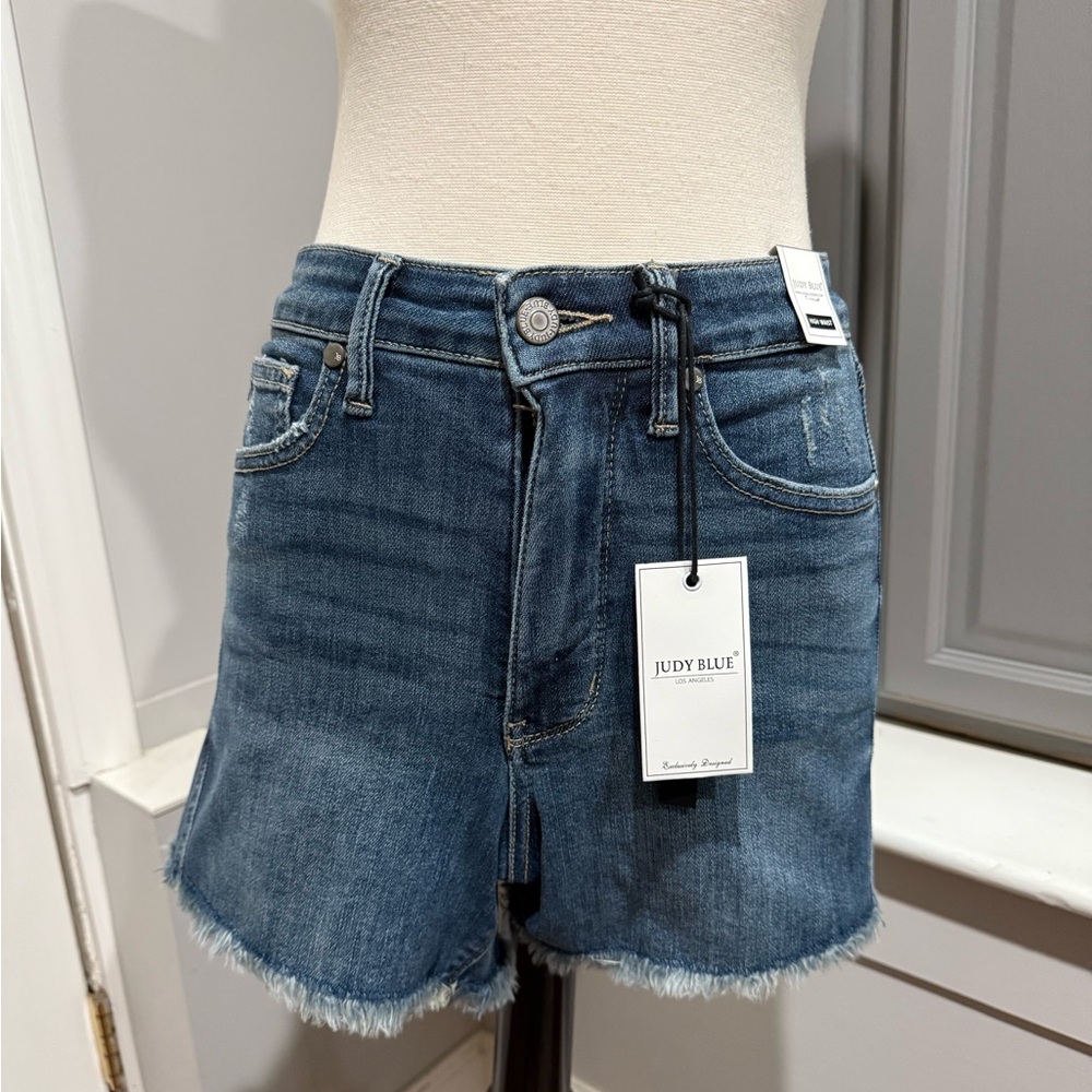 Judy Blue Women's Denim Shorts - Blue